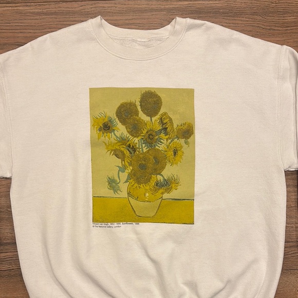 Other - Vincent Van Gogh Sunflower Art Crewneck Sweatshirt